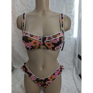 Victorias Secret Boho Glam Crochet trim Swim bikini NWT $90‎